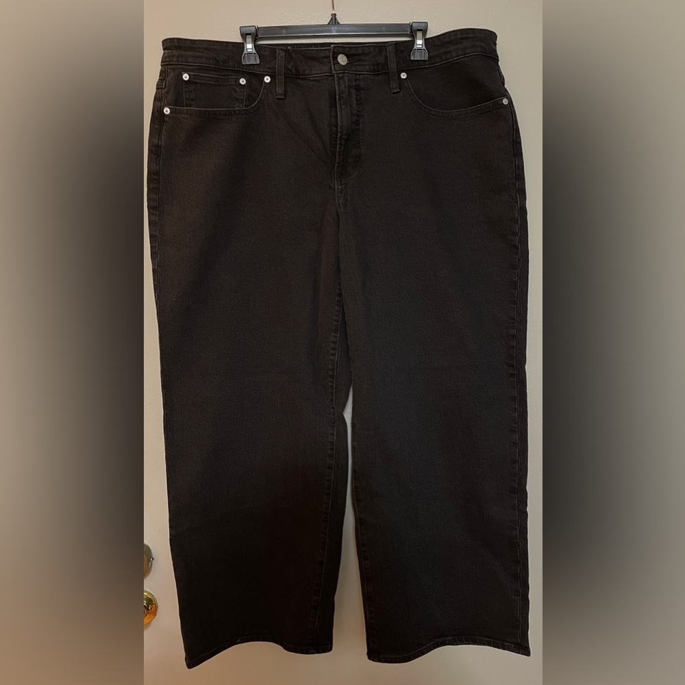 NWT Madewell The Plus Perfect Vintage Wide-Leg Jean Size 20W-Belmere wash